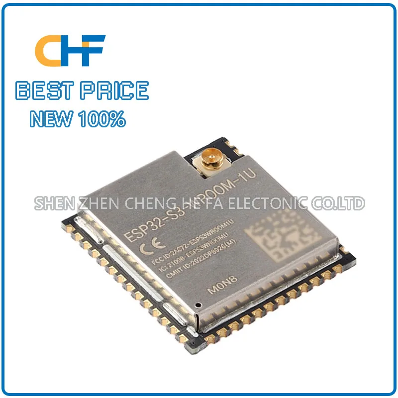 ESP32-S3-WROOM-1U-N8 SMD Wi-Fi Bluetooth 8MB 32-bit Dual-Core MCU Module Brand New Original