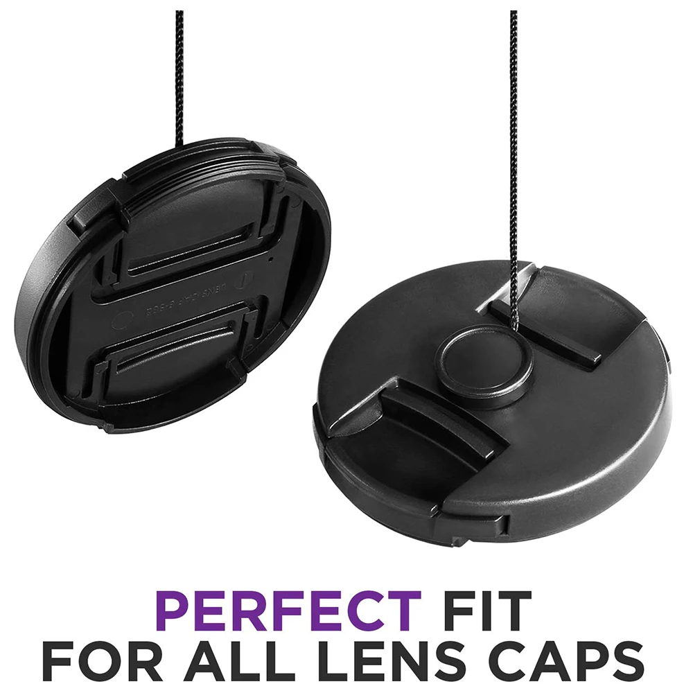 5Pack Slr Lens Cap Keeper Camera Lens Cap Leash Voor Lens Houder Canon Nikon Sony Sigma Tamron Alle Dslr camera Lens Accessoires