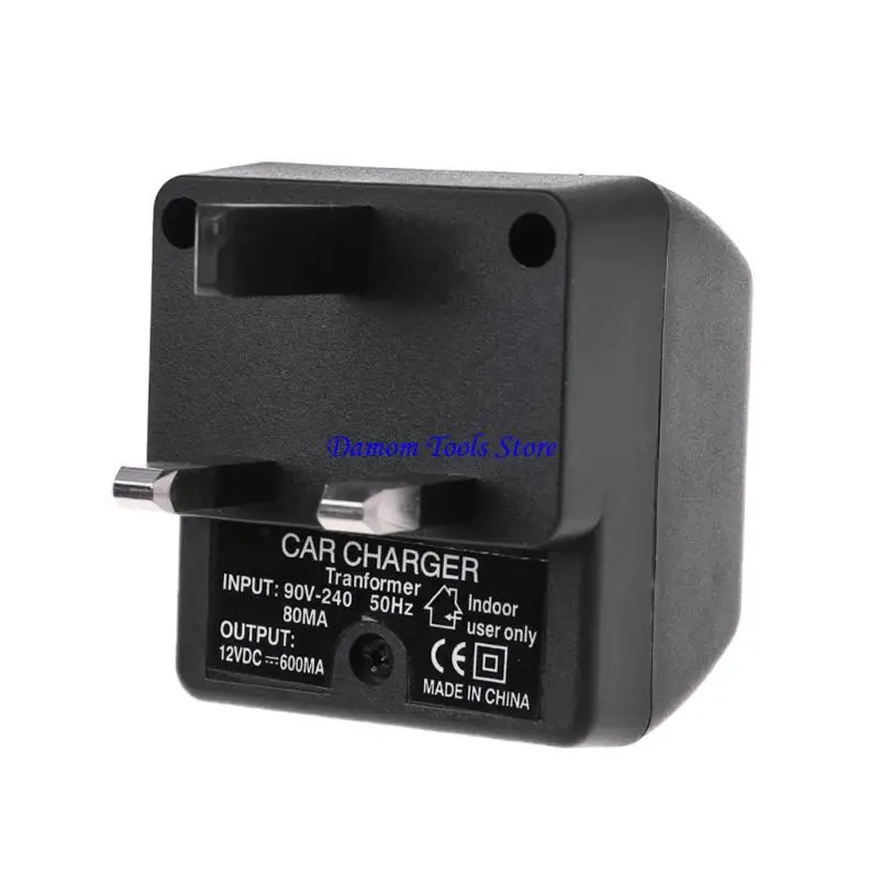 57BE UK Plug 220V AC الطاقة إلى 12 فولت ل Car Careette Converter Supply