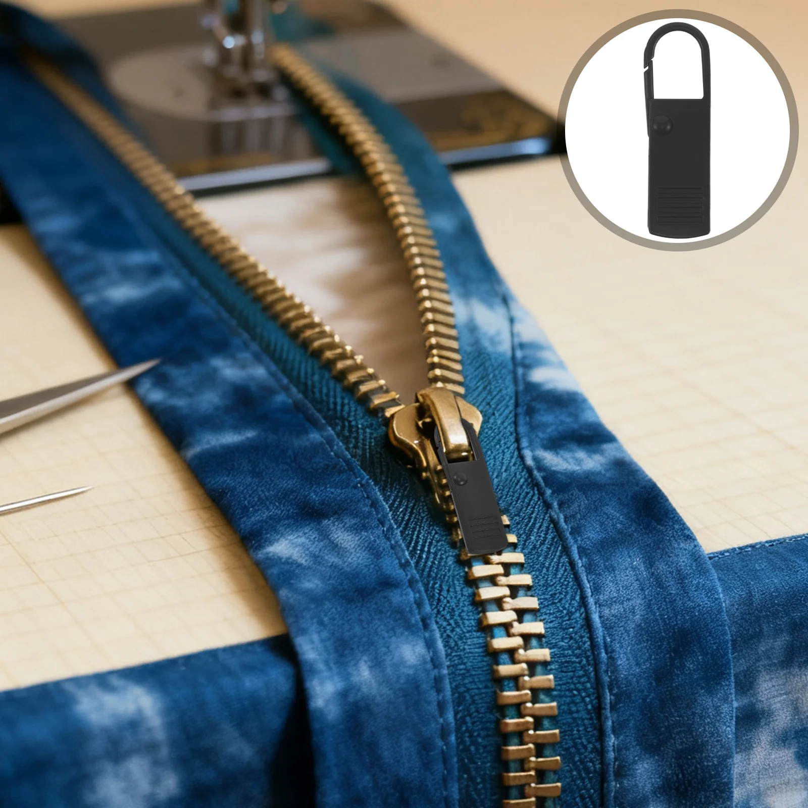 

20Pcs Zipper Heads Replacement Kit Metal Detachable Pullers for Luggage Backpack Coat Purse Repair - Universal Zipper Fixer