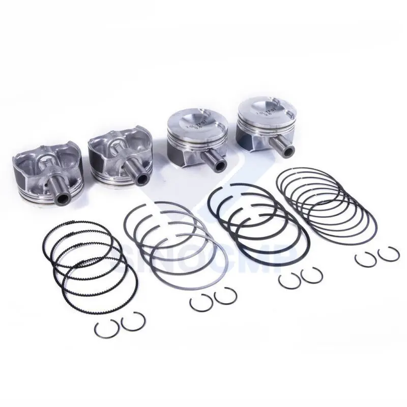 06H107065AM N90558301 06H198151B 06H107099AM EA888 Pistons & Rings 82.5mmΦ21mm for Audi A3 A4 A5 Q5 TT VW Golf Jetta SKODA SEAT