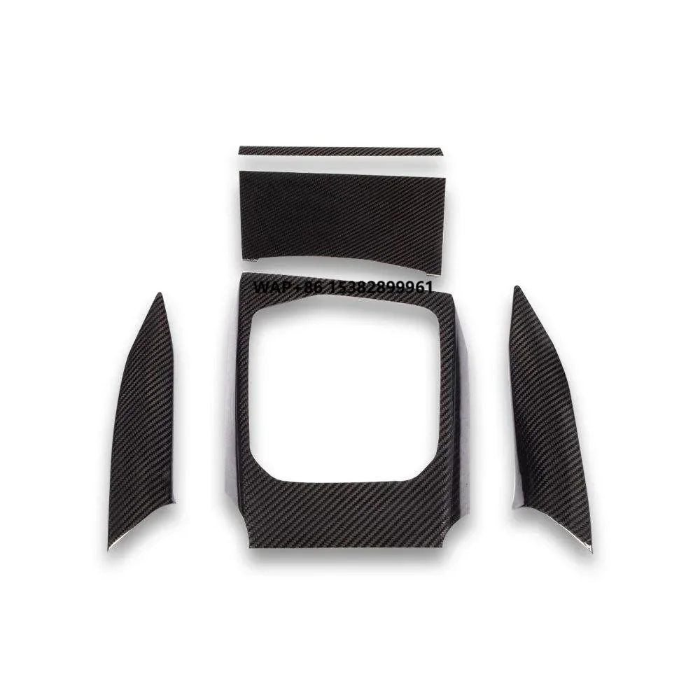 New for G Chassis Performance Parts Carbon Fiber Center Console Trim Set Replacement Installation for 2019-2020 Models