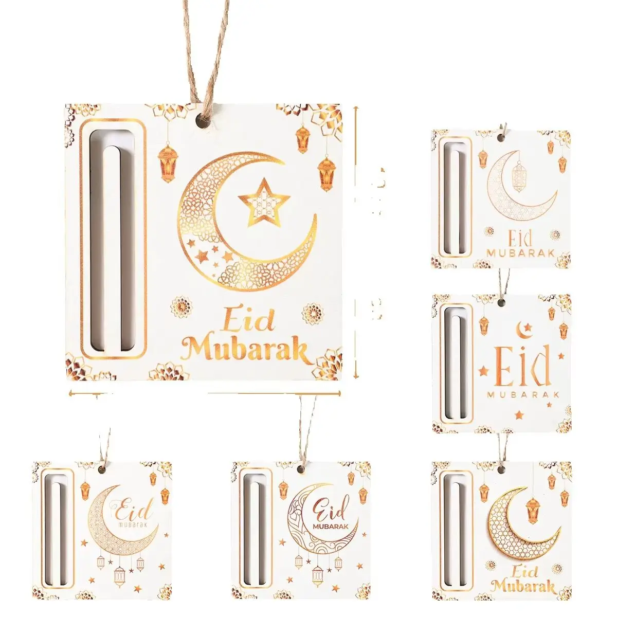 Eid Mubarak Money Holder Ornaments for Gifting Cash EID Mubarak Decor 2025 Ramadan Kareem Islamic Muslim Party Eid Al Adha Gifts