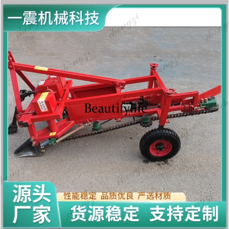A81 four-wheel chain peanut harvester, fruit planer, peanut harvester