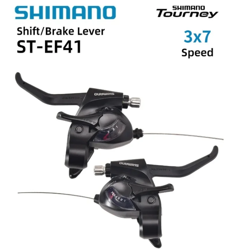 Shimano Tourney EF41 رافعة شيفتر 3x7 سرعة 3 سرعات 7 سرعات للدراجة الجبلية اليسار اليمين التحول دراجة جبلية الزناد #3