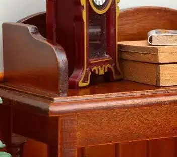 

1:12 кукольный домик, миниатюрный туалетный столик, стол, мебель, домашняя модель, декор, игрушка, аксессуары для кукольного дома