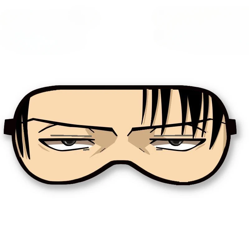 Attack On Titan Levi Ackerman Eren Jaeger Cartoon animation peripheral creative funny light-blocking breathable sleep eye mask