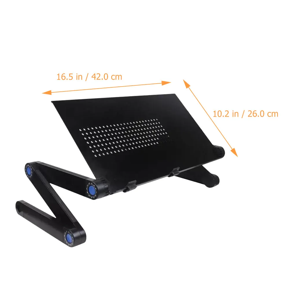 Foldable Bed Laptop Desk Ergonomic Design Adjustable Height Cooling Surface for Home Office Study Dormitory Use