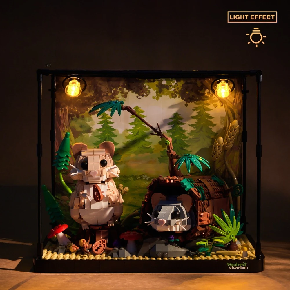 

7018 Hamster Ecological Tank Children's educational building block Toy Birthday present