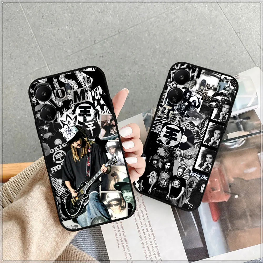 Tom Bill Kaulitz Tokio Hotel Case For Redmi 13C 12C 12 10 10C 9 9C 9A 9T 8 8A 7 7A K60 K50 K40 K30 Gaming Pro Plus Ultra Cover