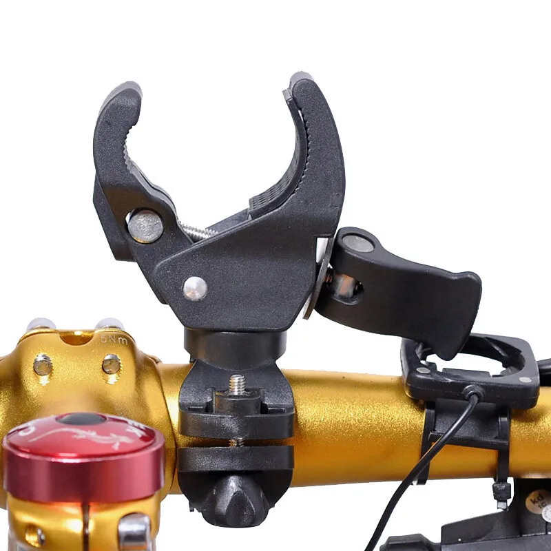 

90/360 ° Вращающийся зажим для фонарика, велосипедный руль, светодиодный фонарик, крепление для фонаря, зажим, держатель, ручка, кронштейн, крепление для велосипедного фонаря