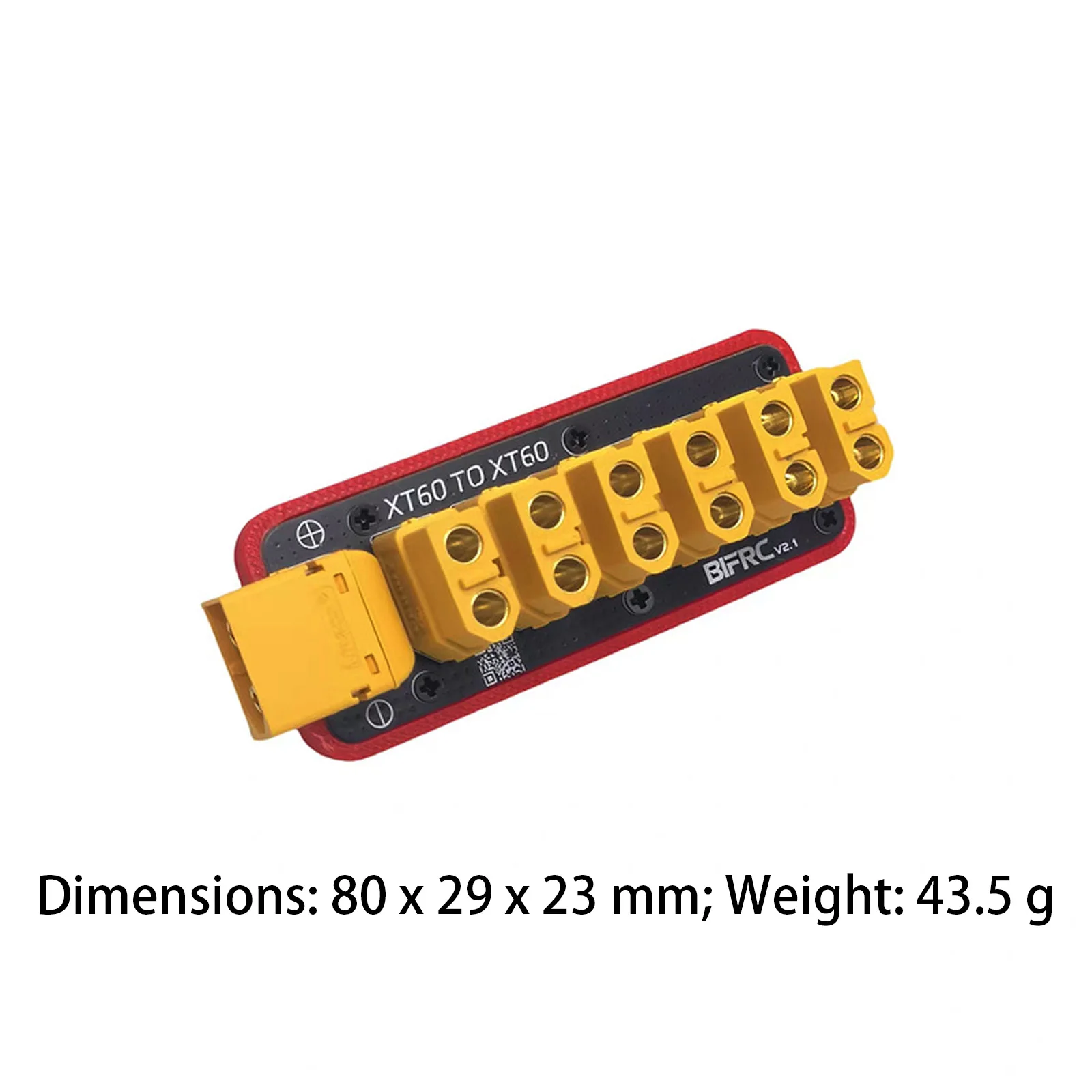 1PC XT60 Power Distribution Board 1 In 5/6 Output Current Splitter for RC Aircraft Lithium Battery Parallel Charging Boards