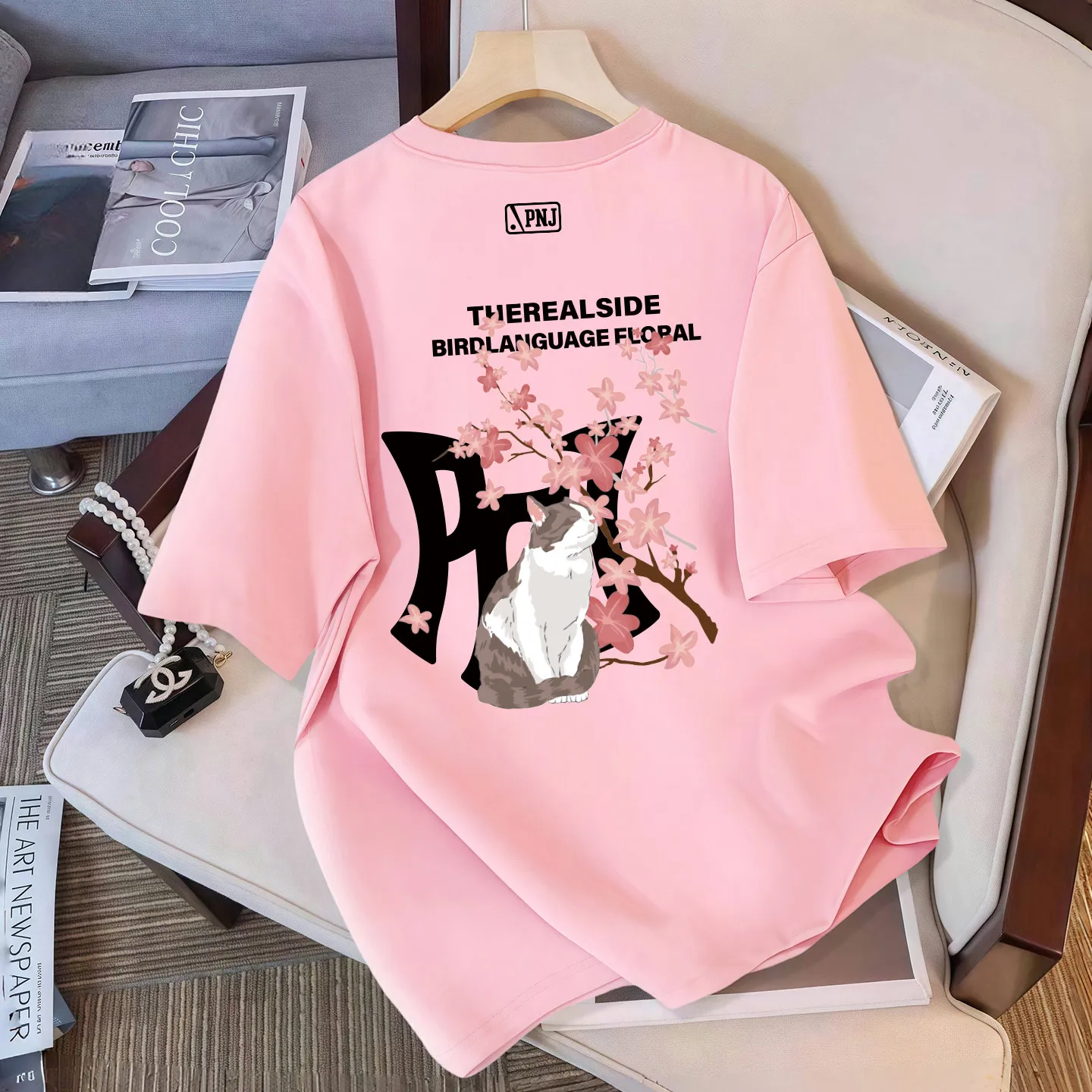2026 Trend Brand Printed T-Shirt - High-end and Luxurious Fashion Cotton T-Shirts for Men and Women - Trendy Fashion Tops