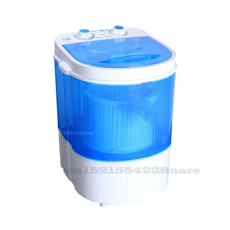 260W Semi-automatic Mini Washing Machine 4.5KG PP Plastic Single Bucket Pure Copper Motor Baby Washing Machine with Dehydration