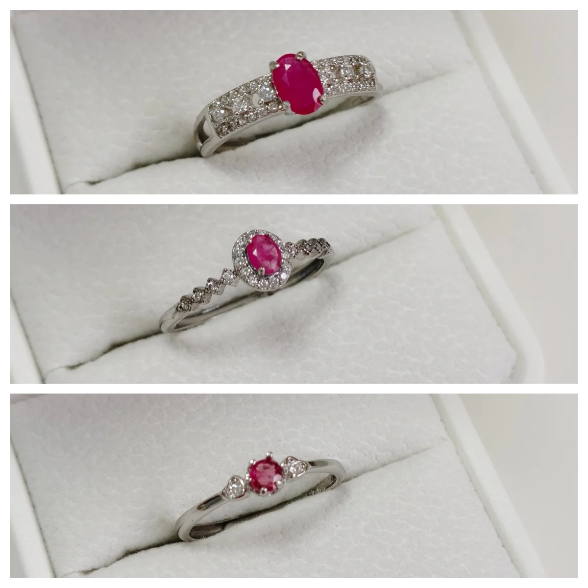 Stylish Elegant 925 Silver Natural Mozambique Ruby Adjustable Finger Rings Luxury CZ Accent Cocktail Band Fine Jewel For Wedding