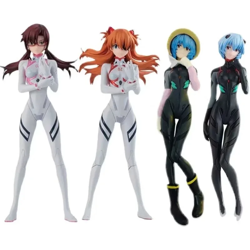 

Bandai Evangelion Anime Girl Figure 1pcs Random Style Ayanami Rei Model Doll Assembly Required Decoration Toy Gift