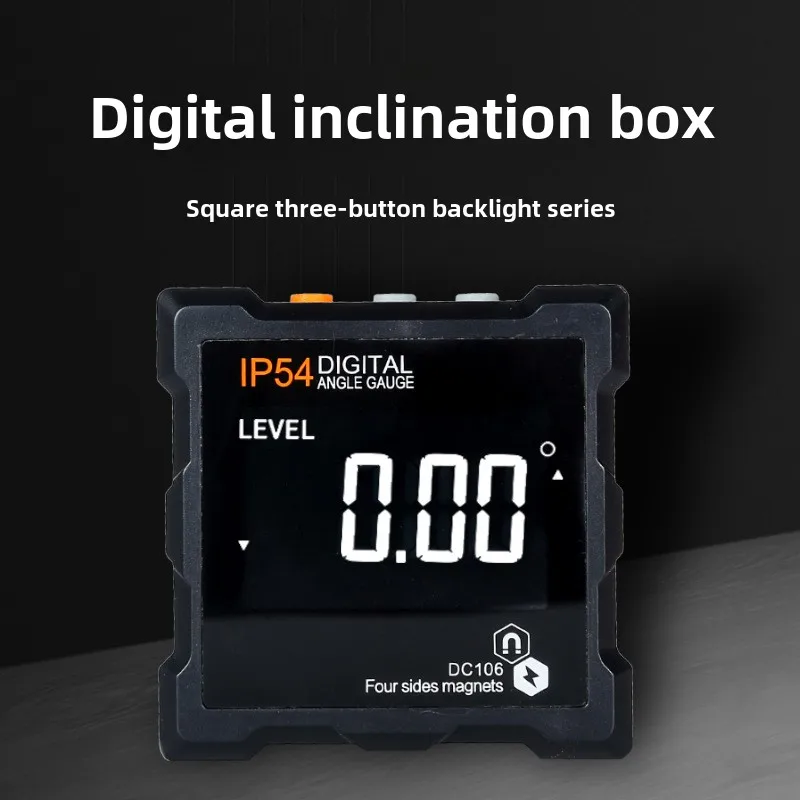 

4x90° IP54 Laser Digital Protractor Inclinometer Laser Level Angle Gauge Finder Goniometer Magnet Tilt Measuring Tool