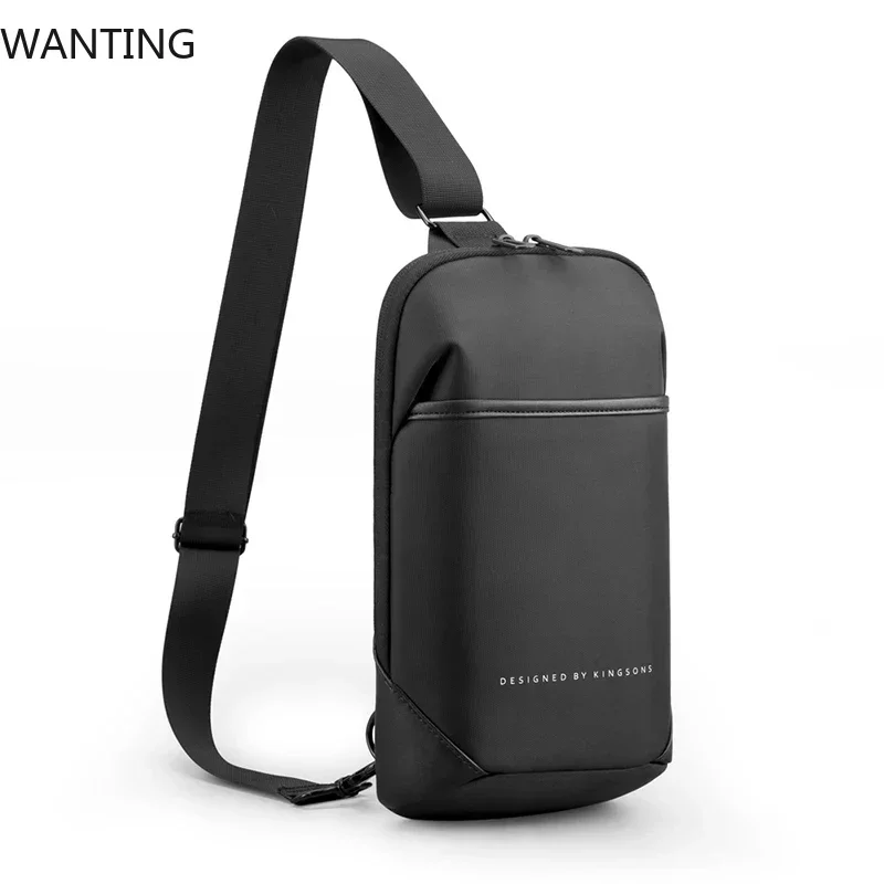 

WANTING Anti-theft Shoulder Chest Bag Waterproof Sling Shoulder Bags Short Trip Messenger Commuter Bag City Walk Chest Man Bag