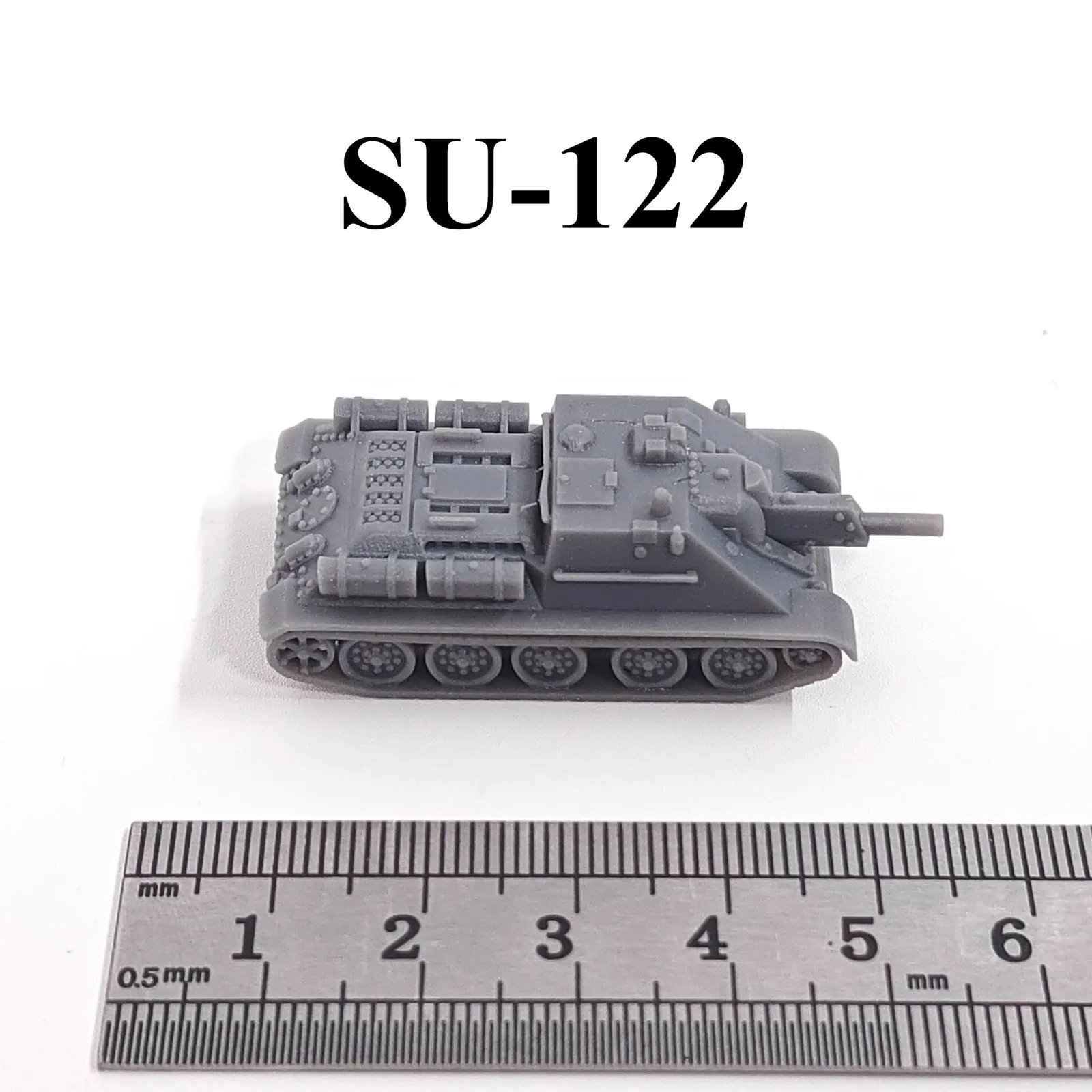 

WWII Soviet SU-122 Tank Destroyer,3D Printed,1/144 Scale Mini Tank Model,Resin,Paintable