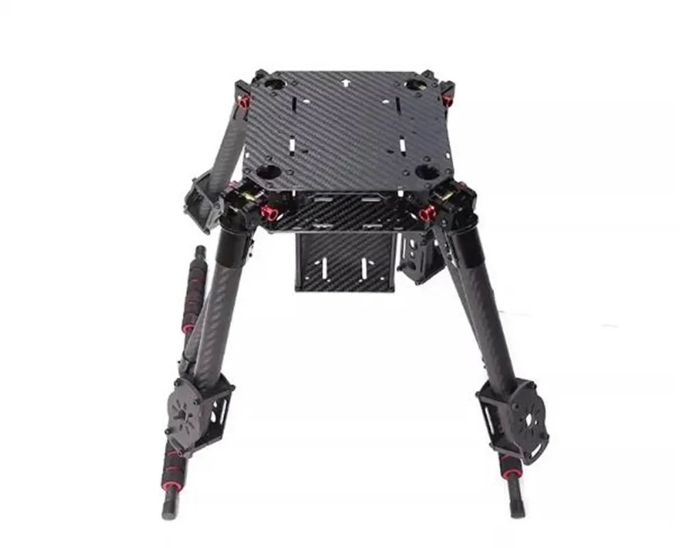 Nouveau cadre de quadrirotor pliable en Fiber de carbone, 550/600/650/700MM, avec train d'atterrissage, Drone complet 13 14 15 16 17 18 pouces