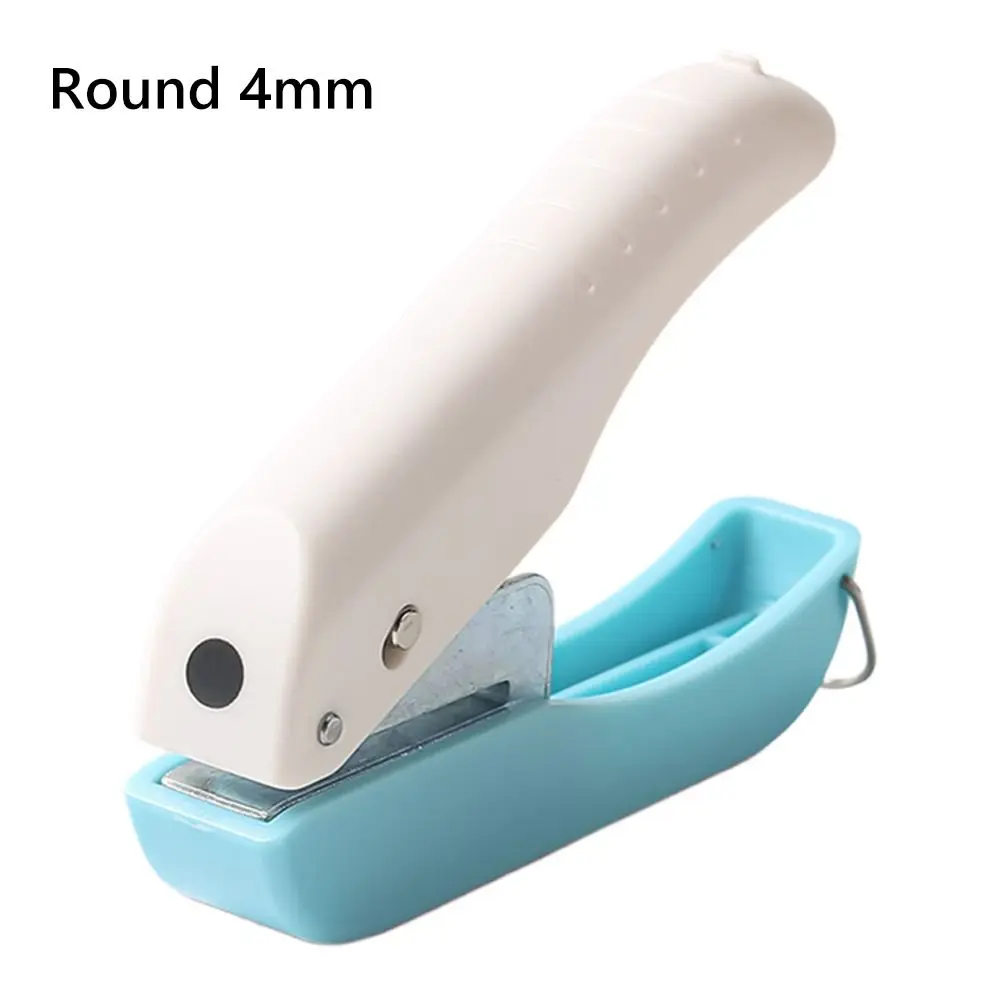 

Новый ручной штамповочный станок для бумаги, легкий дырокол для бумаги 4 мм, офисные принадлежности для штамповки бумаги