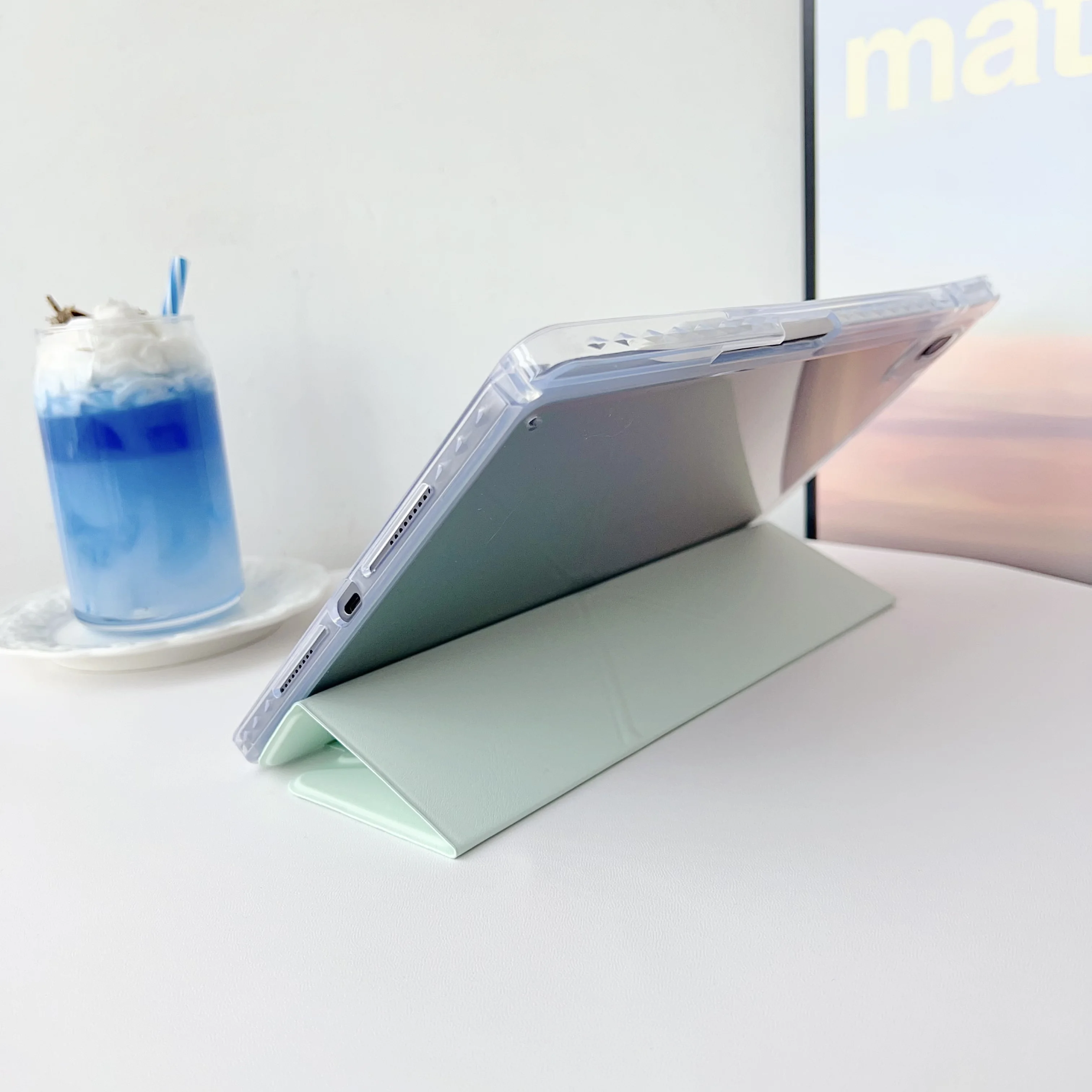 Case for Huawei Matepad SE 11 inch 11.5 11.5S Acrylic + PU Tri-Fold Stand Tablet Cover for Honor Pad X8a 11