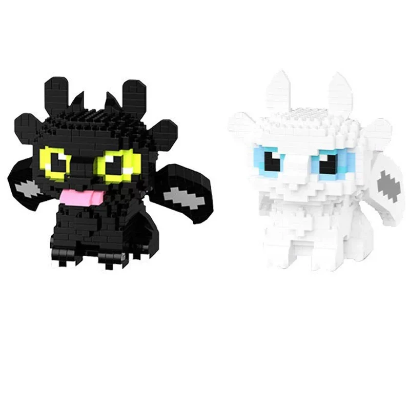 2026 New Building Blocks Animals Toys How to Train Your Dragon Microes Blocks Action Figures Halloween Toys Gifts Decorations
