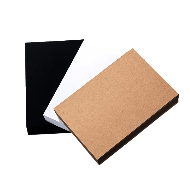 50 Sheets 250gsm Blank DIY Drawing Card 10x15cm Kraft Paper Postcard Handmade Greeting Card Birthday Wish Message Card For Craft