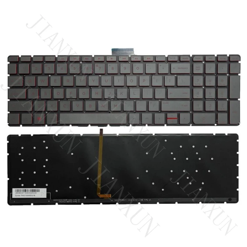 S+US Backlit Keyboard For HP 15-AB 15AX AE AS AK AU 15-BC TPN-Q159 Q172 Q173 Q162