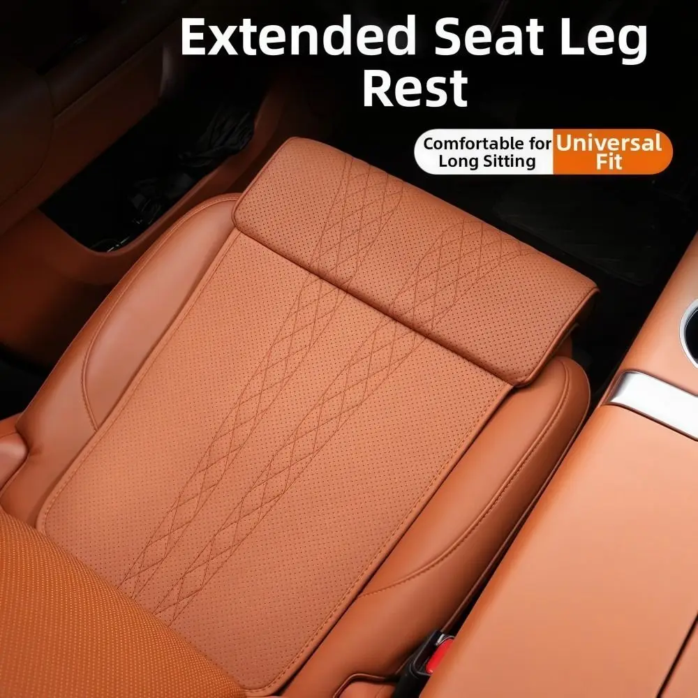 

Universal Car Seat Leg Support Pad Memory Foam Breathable Seat Extender Leg Cushion Leather Comfort Seat Cushion For Long Drive