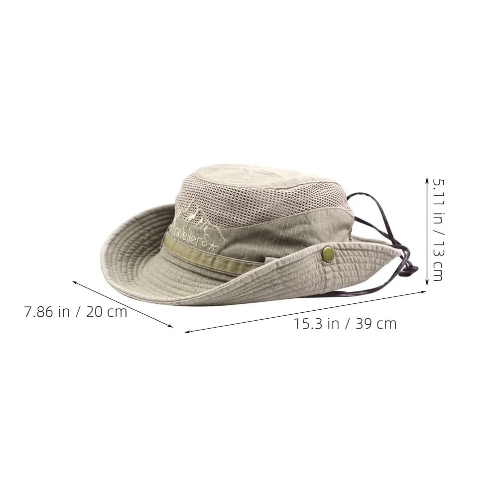 

Cotton Mesh Cap Lightweight Breathable Women Summer Fishing Hats Hiking Hat UV Protecting Sun Hat One Size Fits All Adjustable