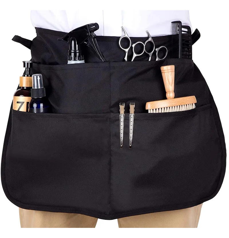 1Pcs Neue Vielseitige Taille Schürze Für Friseure Schönheit Experten Auto Mechanik Mit Werkzeug Tasche Und Wasser Widerstand – Detail 4