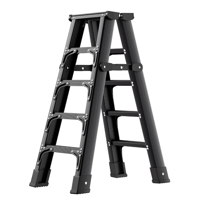 Carbon steel household ladder folding herringbone ladder indoor thickened ladder staircase family special project wholesale