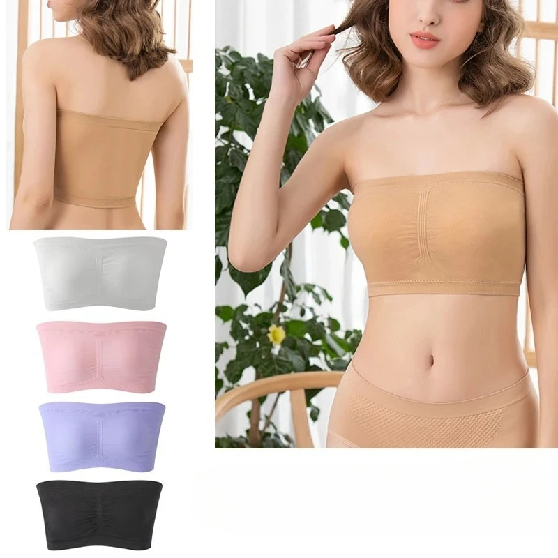1 قطعة حمالة صدر المرأة حجم كبير حمالة الصدر رقيقة للإزالة وسادة الصدر بسط سلس غير مرئية الصدرية لفستان الزفاف القمم #1