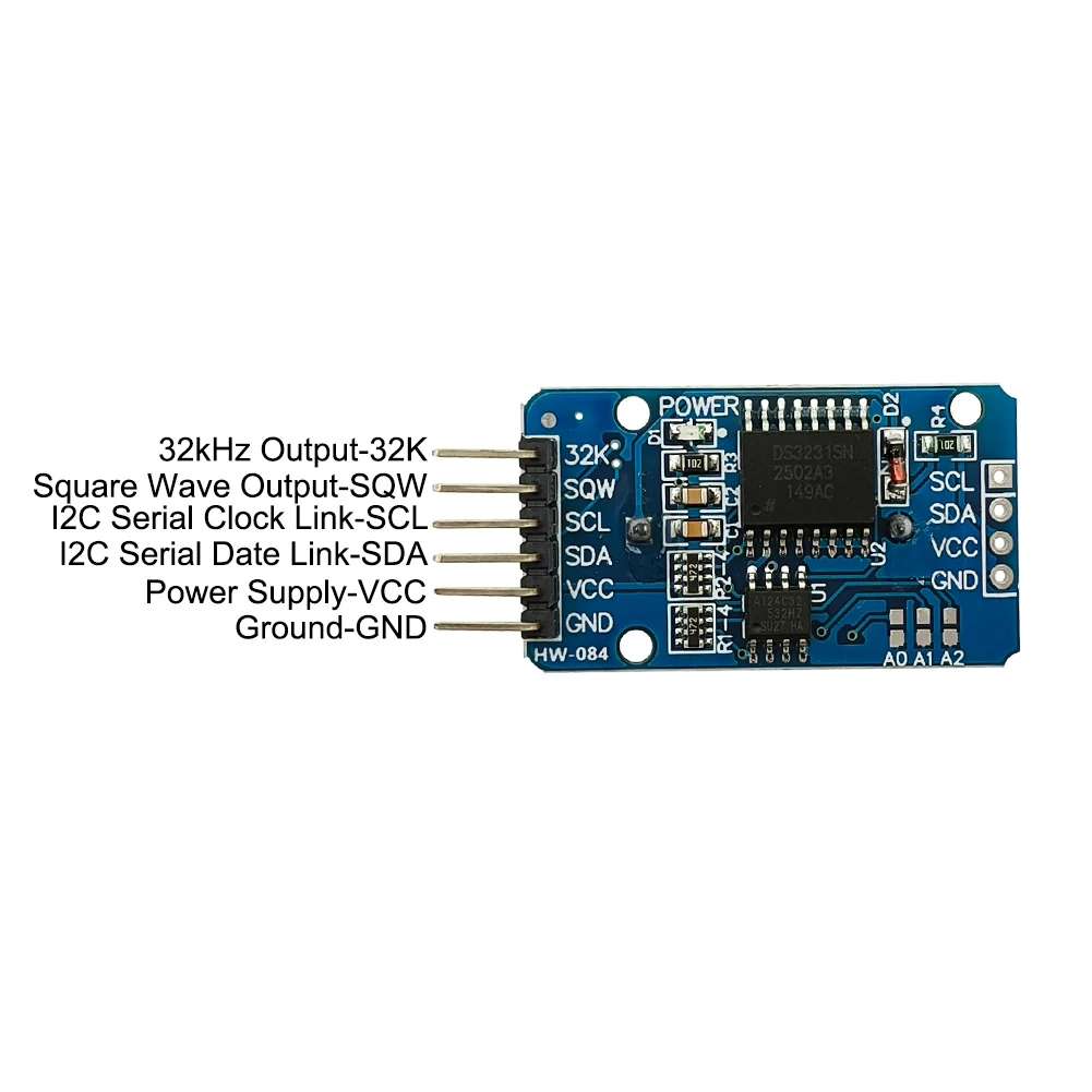 DS3231 AT24C32 Real Time Clock Module DS3231SN IIC RTC Sensor High Precision Timer Alarm Clock Breakout Memory Board for Arduino
