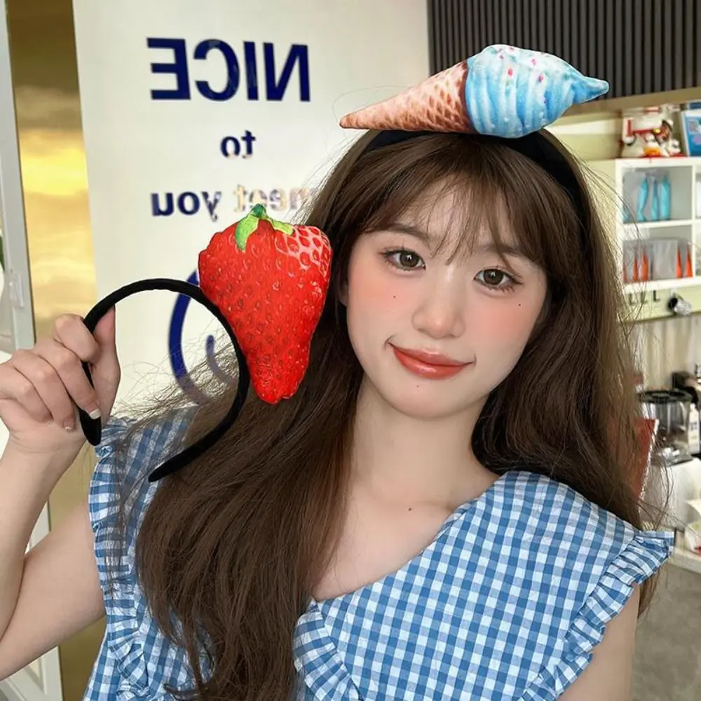 Personalità Kawaii Cibo simulato Cerchietto per capelli Stile coreano Copricapo Frutta Fascia Banana Patate Fasce per capelli vegetali Quotidiano