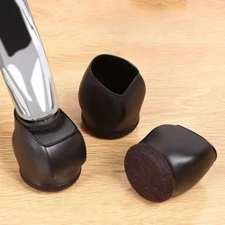 Tapón de goma para rueda de silla de oficina, patas de muebles, tazas con ruedas, pies de silla, protectores de suelo, almohadillas de fieltro, parte inferior, evita arañazos