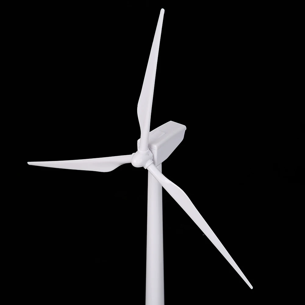 ABS Solar Windmill Model White Color Wind Teaching Power Systems Experiment Tools for Home for Activity Ornament