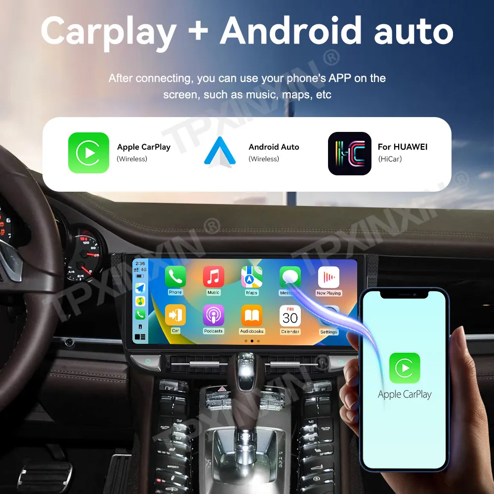 For Porsche Panamera 2010~2016 Android 13 Intelligent Multimedia GPS Navigation Car Radio Carplay Video Stereo ReceiveHead Unit