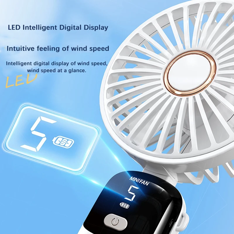 AB42-Handheld Mini Fans, Foldable Portable Fans, USB Rechargeable Fans Are A Must-Have For Summer