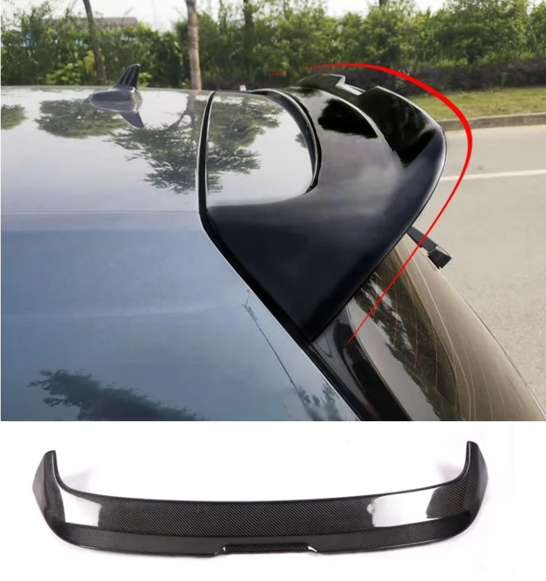 Rear roof spoiler trunk tail trim panel For VW Golf 7 7.5 2014 2015 2016 2017 2018 2019 2020 ABS Exterior trim