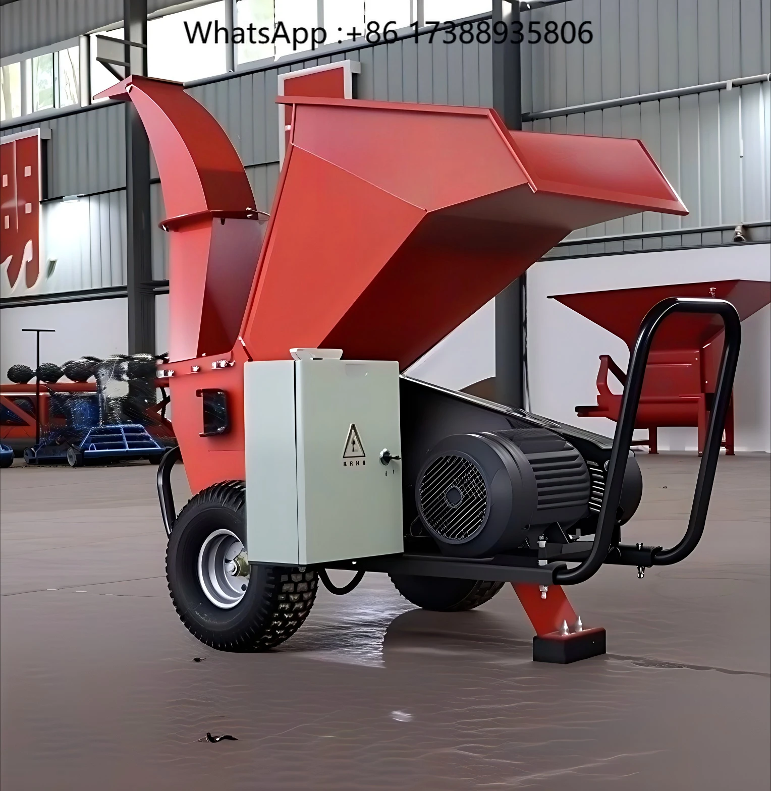 CE-Certified Multi-Functional Vehicle-Mounted Branch Leaf Shredder Electric/Diesel-Powered Garden Mulcher Branch Chipper