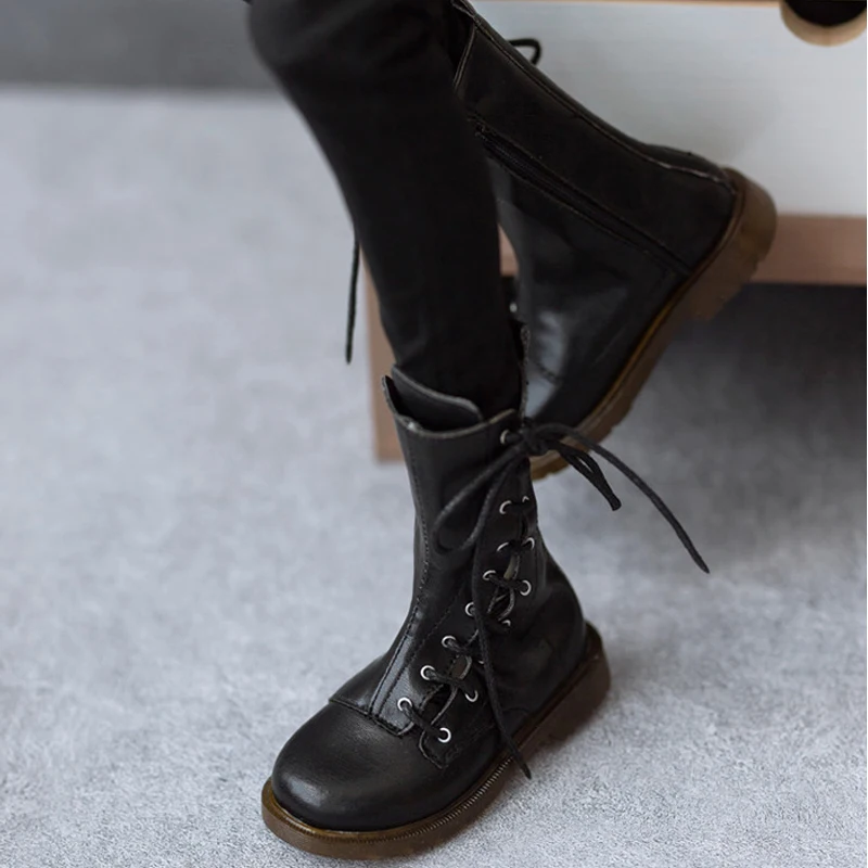 

D04-A2033 children handmade toy 1/3 uncle Doll BJD/SD Accessories shoes Personality strap boots 1pair