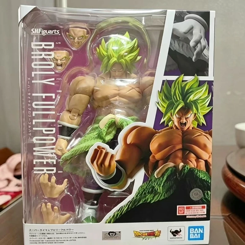 

Bandai Genuine SHF Dragon Ball Super Broly Figure Full Power Super Saiyan Movable Ornament Collection