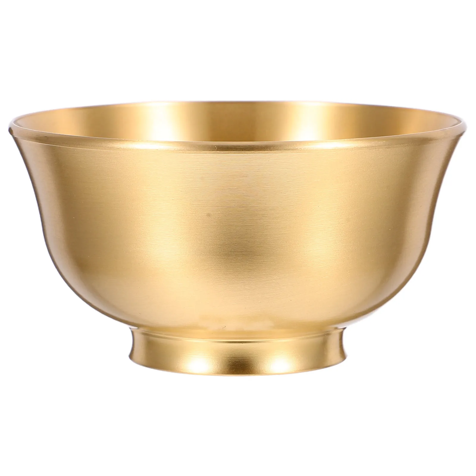 

Brass Decorative Smooth Finish Treasure Shape Water Offering Bowl For Home Decor Buddhist Ritual Craft Bowl Decor