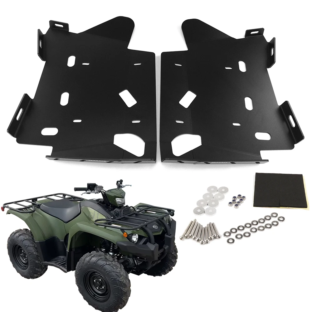 

Motorcycle Footwell Skid Plates For Yamaha Kodiak 450 2018 2019 2020 2021 2022 2023 2024 2025 ATV Aluminum Footwell Skid Plates