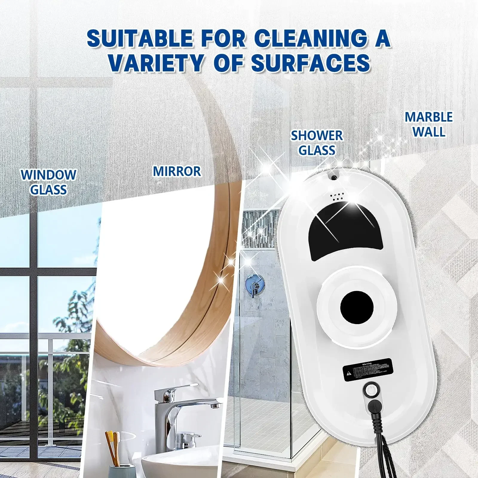 BLP - Direct Sales Intelligent Window Cleaning Robot Fully Automatic Home Remote Control Electric High Floor Glass Cleaning Robo