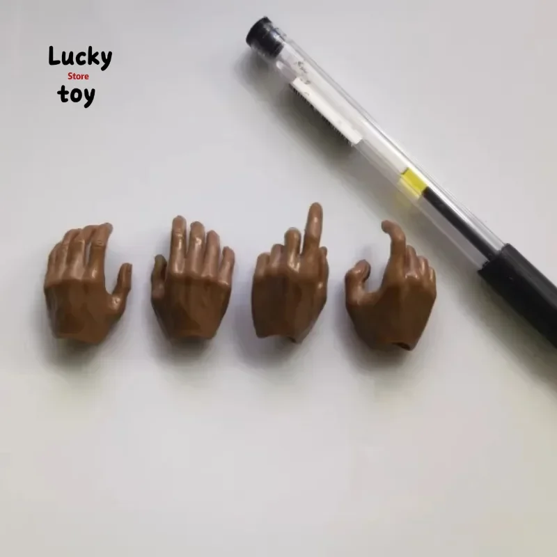 

1/6 Scale Male Soldier Hand Thigh Thickeners Two pairs of hand shapes Model for 12'' Action Figures Accessory Body Gift Toys