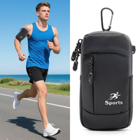 Outdoor Sports Bag Fitness Running Mobile Phone Arm Bag Men Women Shoulder Bag Crossbody Bag Lightweight Phone Key Coin Bags