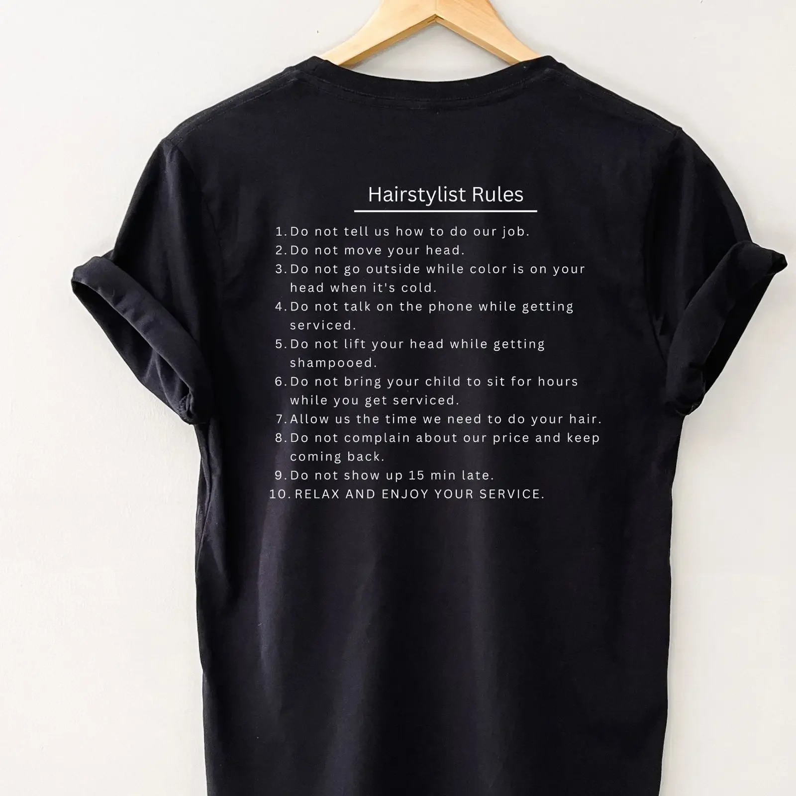Hairdresser T Shirt Hair StylisT Hairstylist Funny CosmetologisT for vintage Washed Stretched streetwear Versatile Stylish